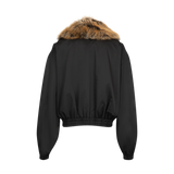 Saint Laurent - Shearling Trimmed Blouson Jacket