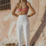 Faithfull - Esterel Bikini Top Gingham Red - Final Sale