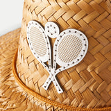 Veronica Beard - Racquet Straw Hat