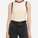 FRAME - The Ringer Tank -- Cream