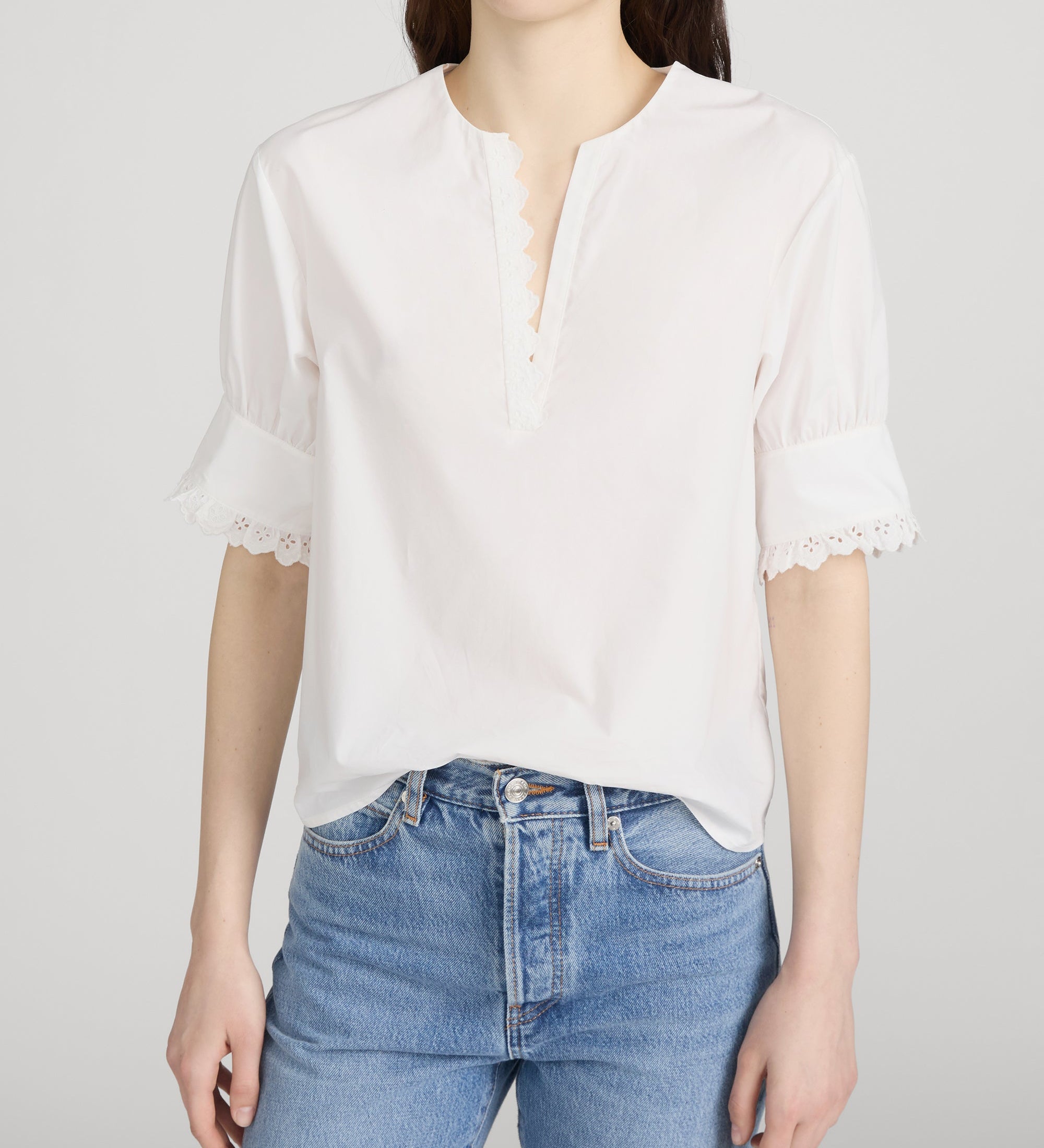 FRAME - The Keepsake Popover Top