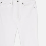 FRAME - The Lax -- White Raw Fray