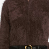 FRAME - The Teddy Cardi -- Coffee