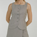 Ciao Lucia - Amira Top Tweed
