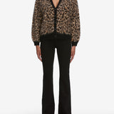 FRAME - The Brushed Leopard Cardi -- Leopard