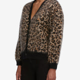 FRAME - The Brushed Leopard Cardi -- Leopard