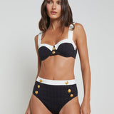 L'AGENCE - Vanessa High-Waisted Bikini Bottom
