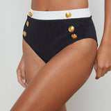 L'AGENCE - Vanessa High-Waisted Bikini Bottom