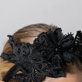 Jennifer Behr - Alberta Headband -- Black