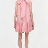 Simkhai - Hope Taffeta Bow Tie Mini Dress