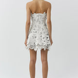 Simkhai - Miri Embroidered Cotton Bustier Mini Dress