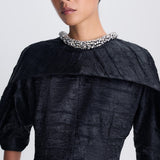 Simkhai - Ashleigh Embellished Satin Midi Dress