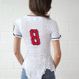 Conner Ives - The Reconstituted Shirred Baseball Jersey