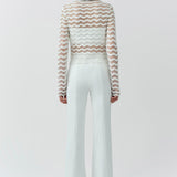 Simkhai - Maxime Wavy Knit Cardigan