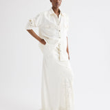 TWP - Lace Skirt in Silk Charmeuse