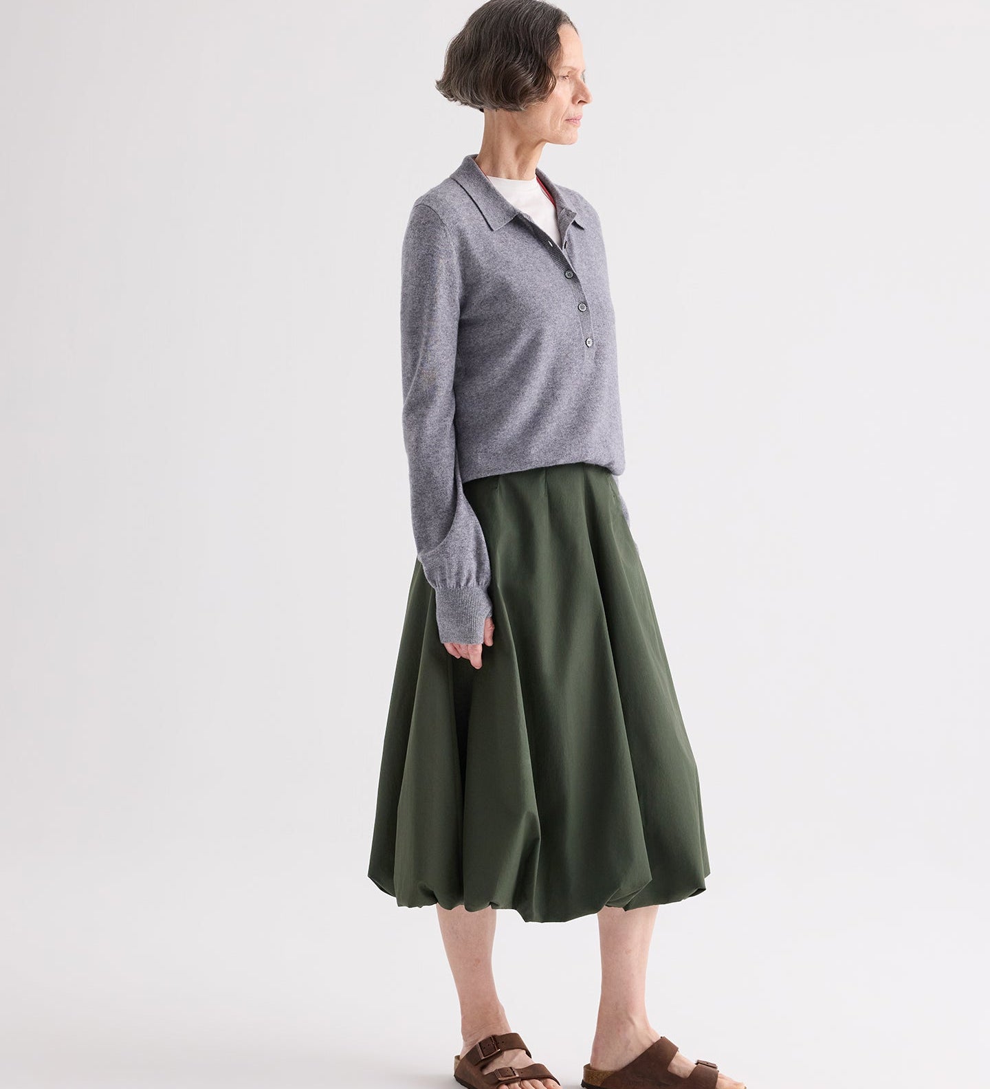 TWP - Full intentions Skirt in Superfine Cotton Shirting