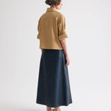 TWP - A - Line Skirt With Seams in Leather