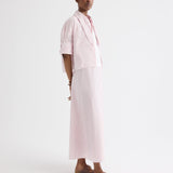 TWP - A - Line Skirt in Cotton Stripes