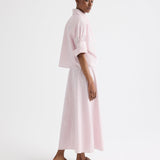 TWP - A - Line Skirt in Cotton Stripes