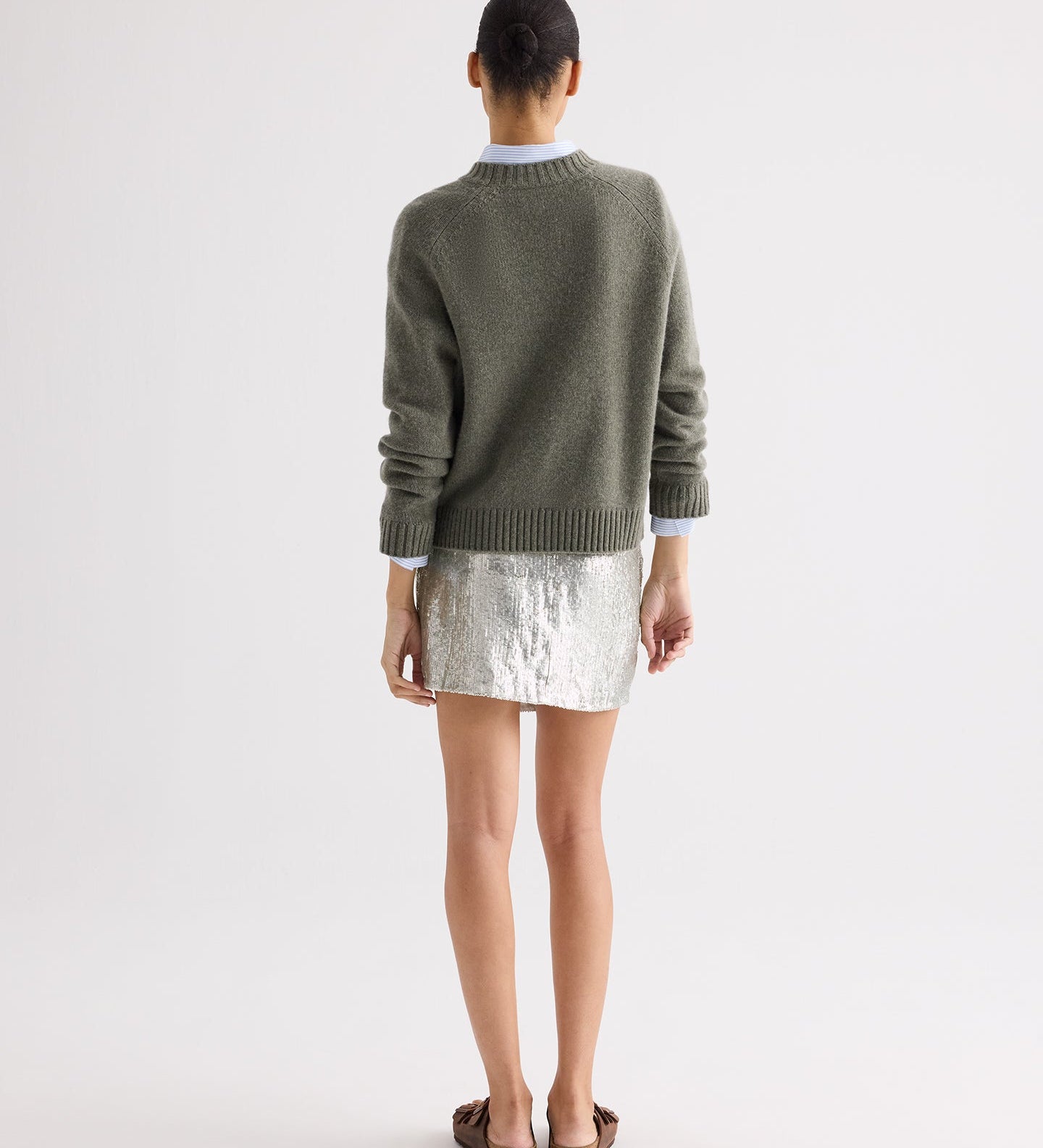 TWP - Short Lover Skirt in Sequins