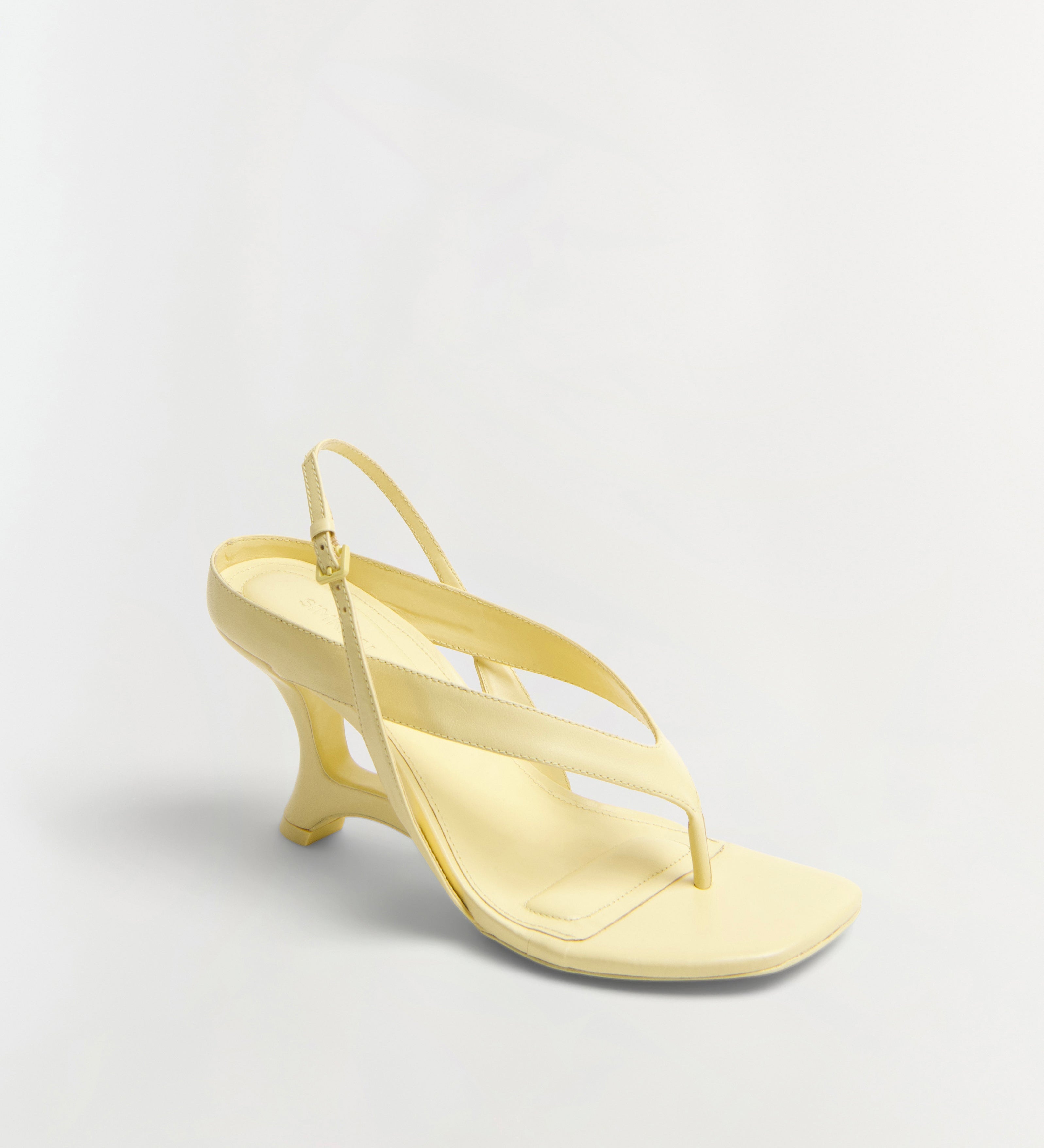 Simkhai - Darya Leather Wedge Thong Sandal