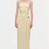 Simkhai - Emma Draped Jersey Bustier Gown