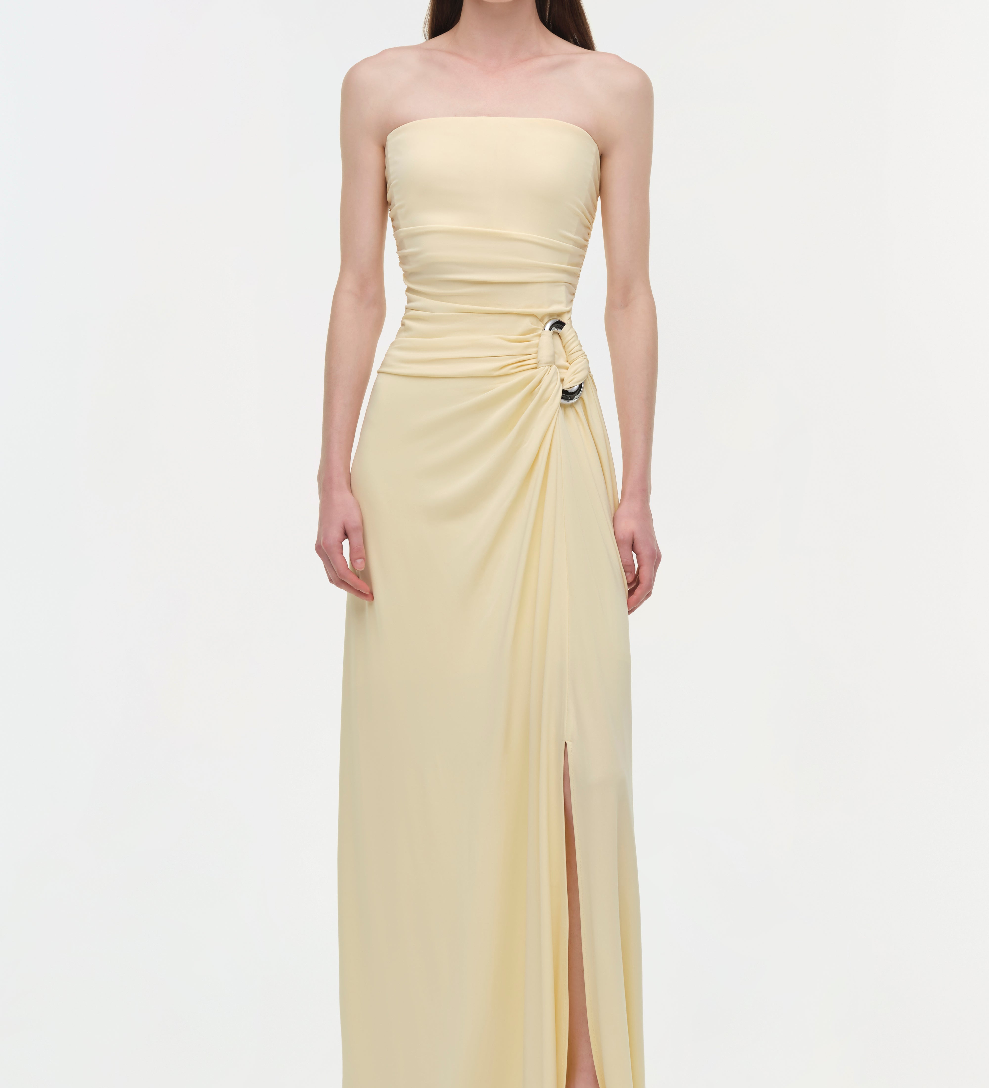Simkhai - Emma Draped Jersey Bustier Gown