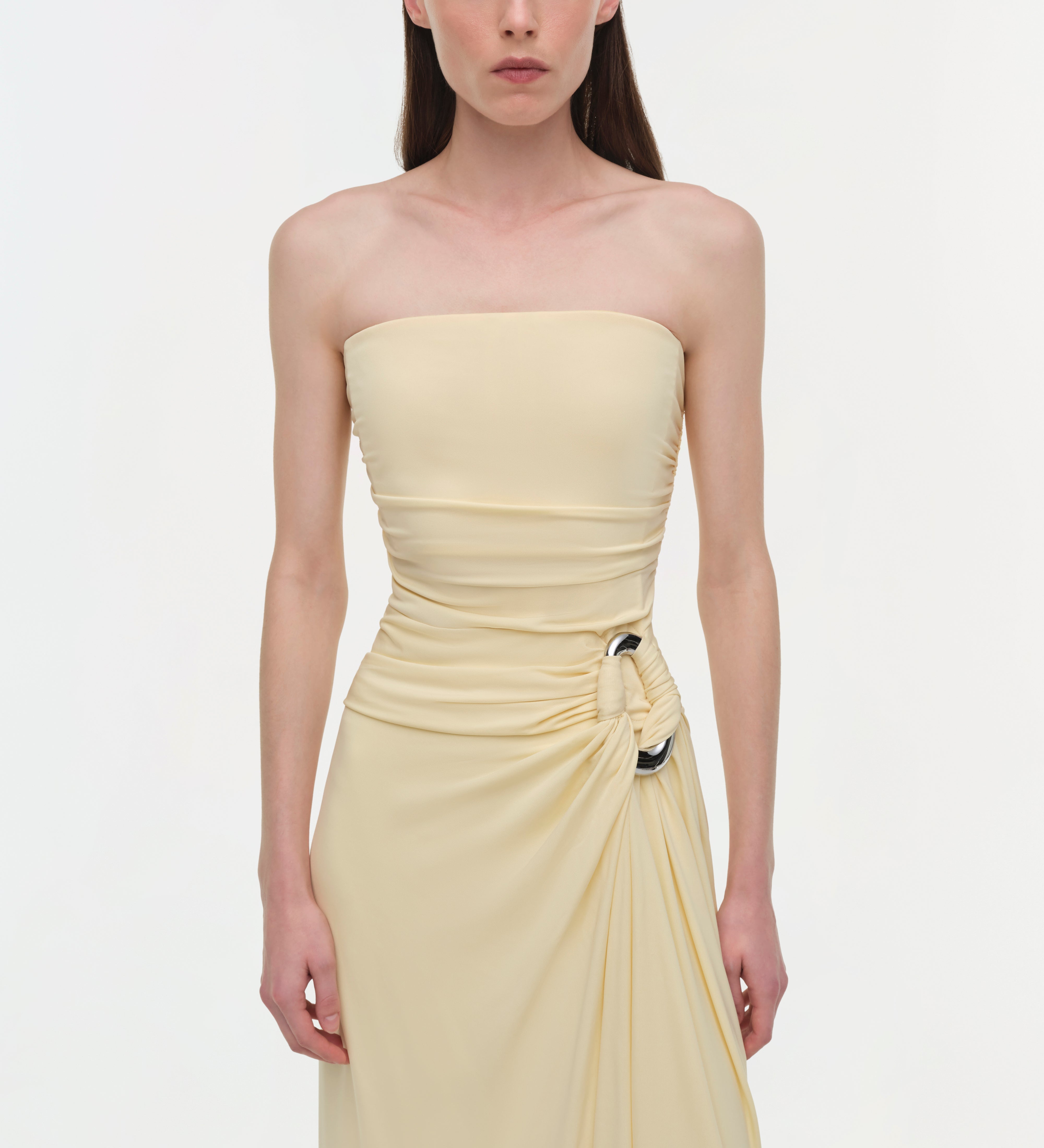 Simkhai - Emma Draped Jersey Bustier Gown