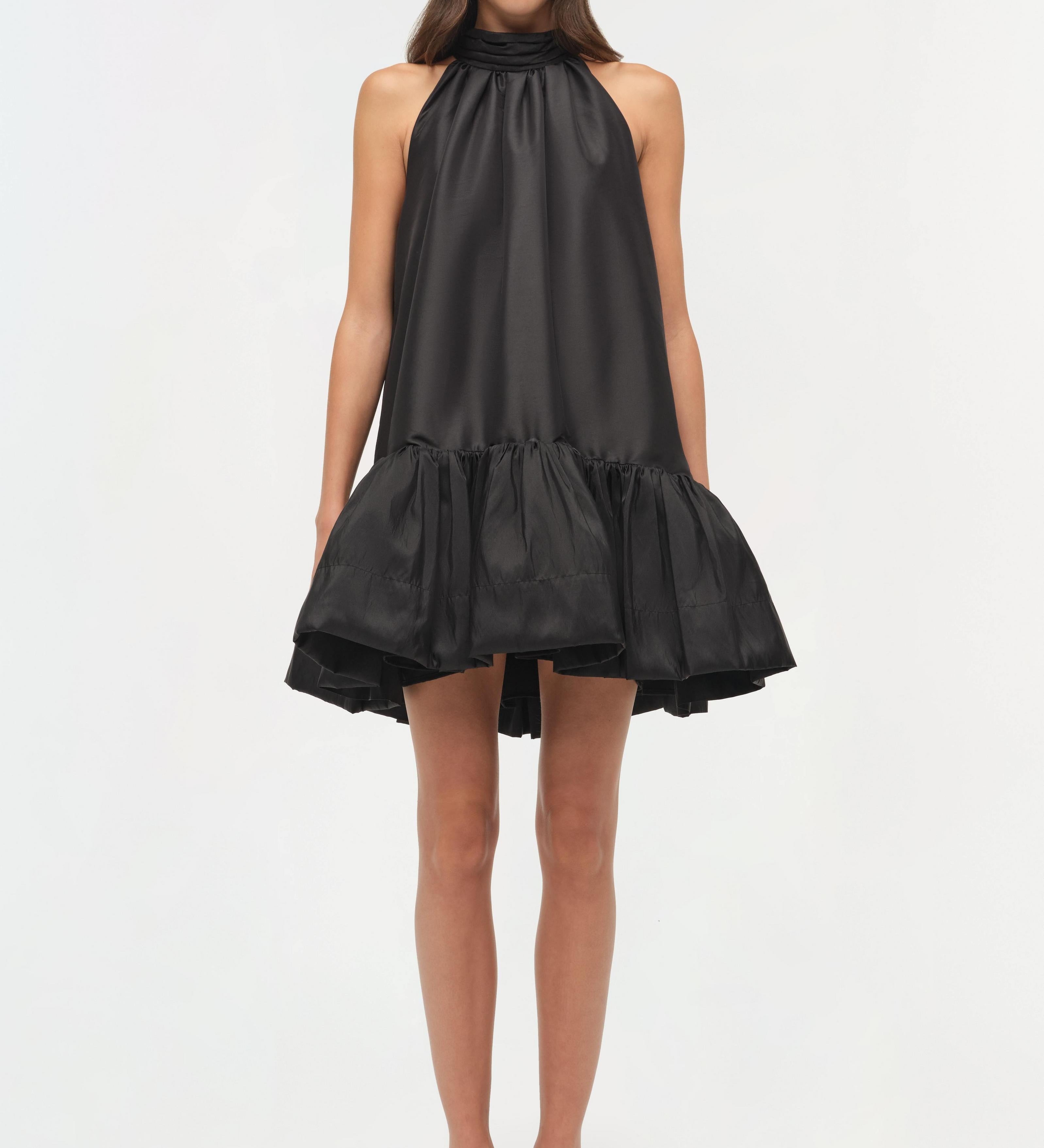 Simkhai - Hope Taffeta Bow Tie Mini Dress