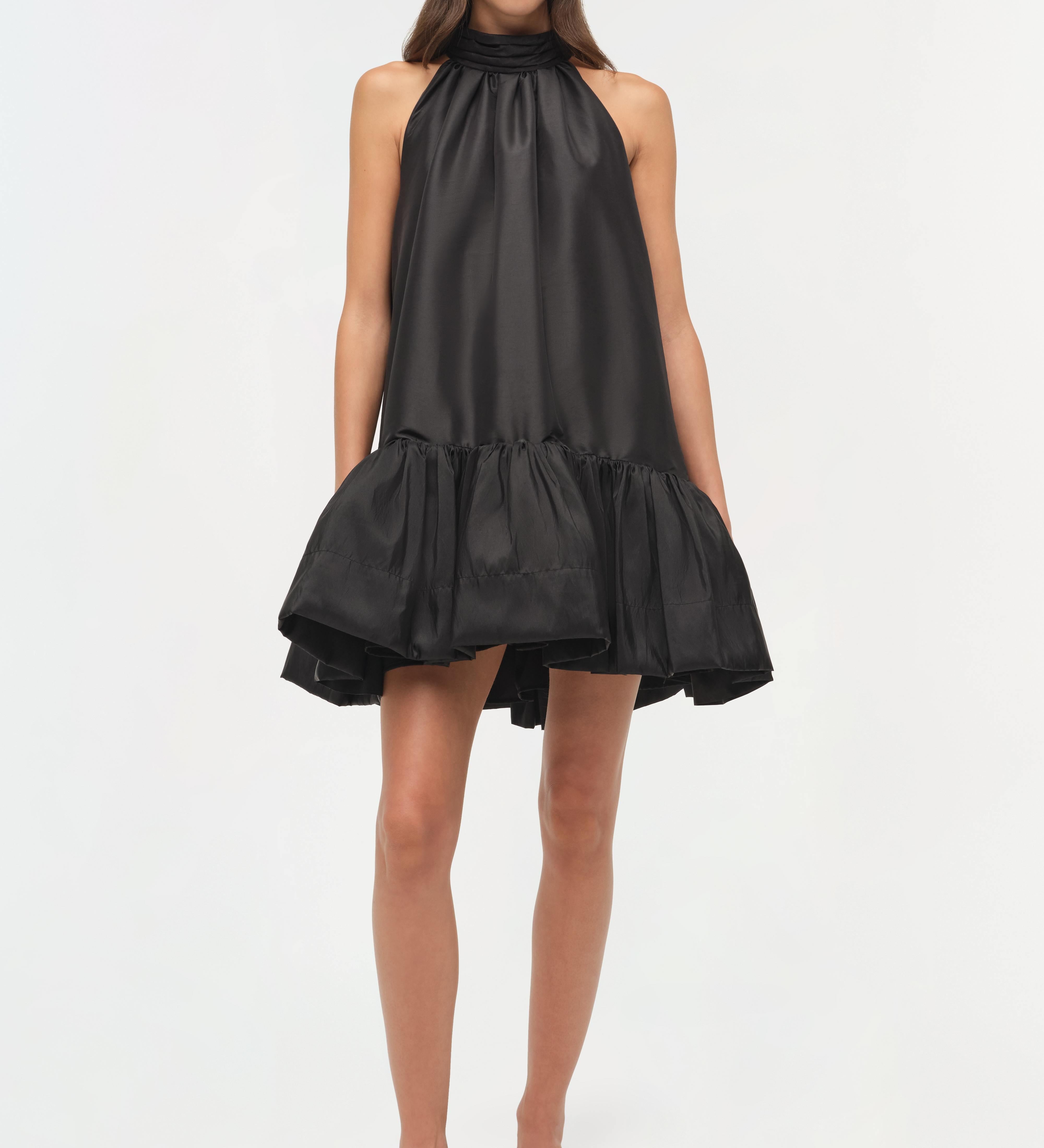 Simkhai - Hope Taffeta Bow Tie Mini Dress
