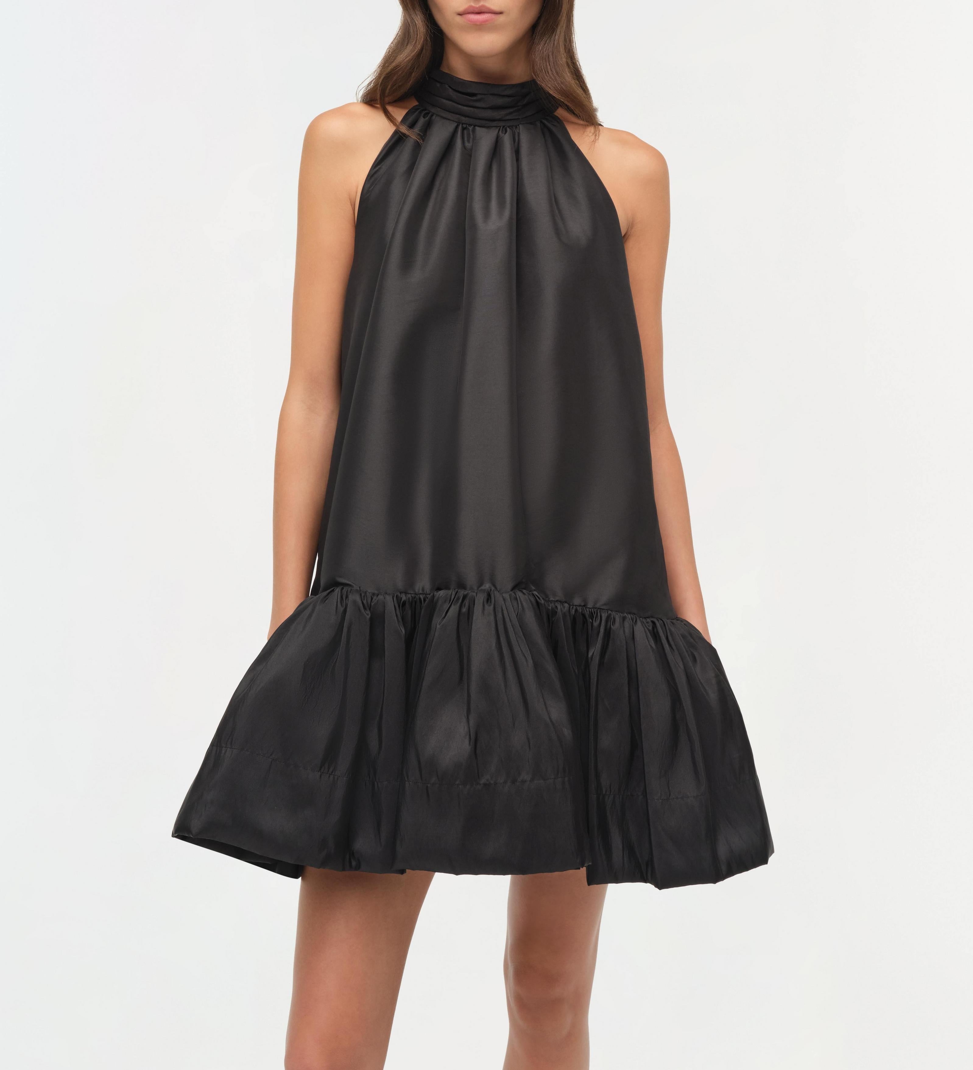 Simkhai - Hope Taffeta Bow Tie Mini Dress