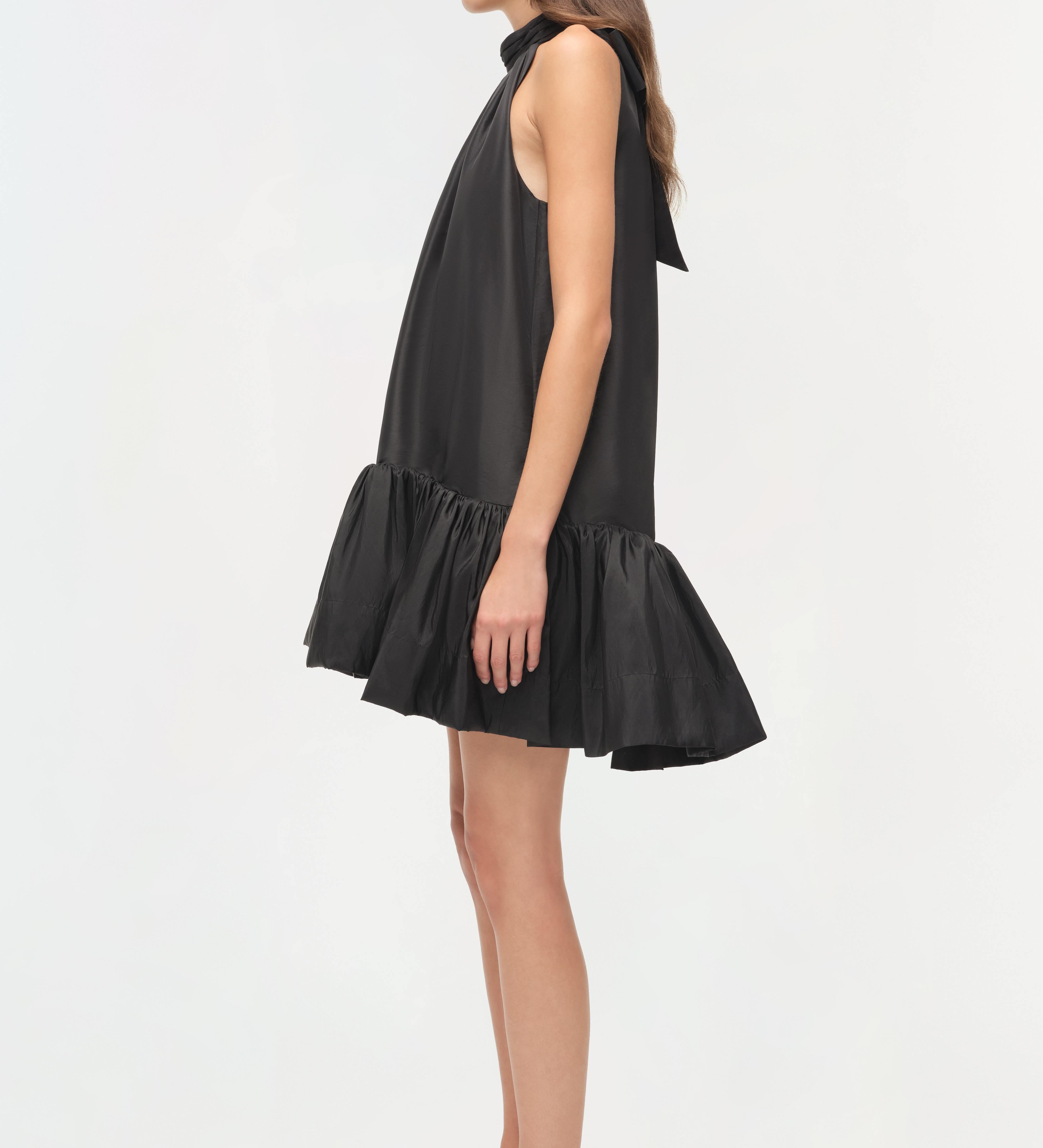 Simkhai - Hope Taffeta Bow Tie Mini Dress