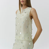 Simkhai - Celia Embellished Organza Top