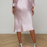 L'AGENCE - Perin Silk Midi Skirt