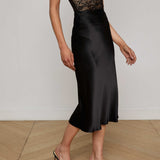 L'AGENCE - Perin Silk Midi Skirt