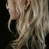 Kinn - Lena Double Passage Sculptural Ring/Ear Cuff Silver