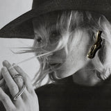 Kinn - Elara Sculptural Earring Gold