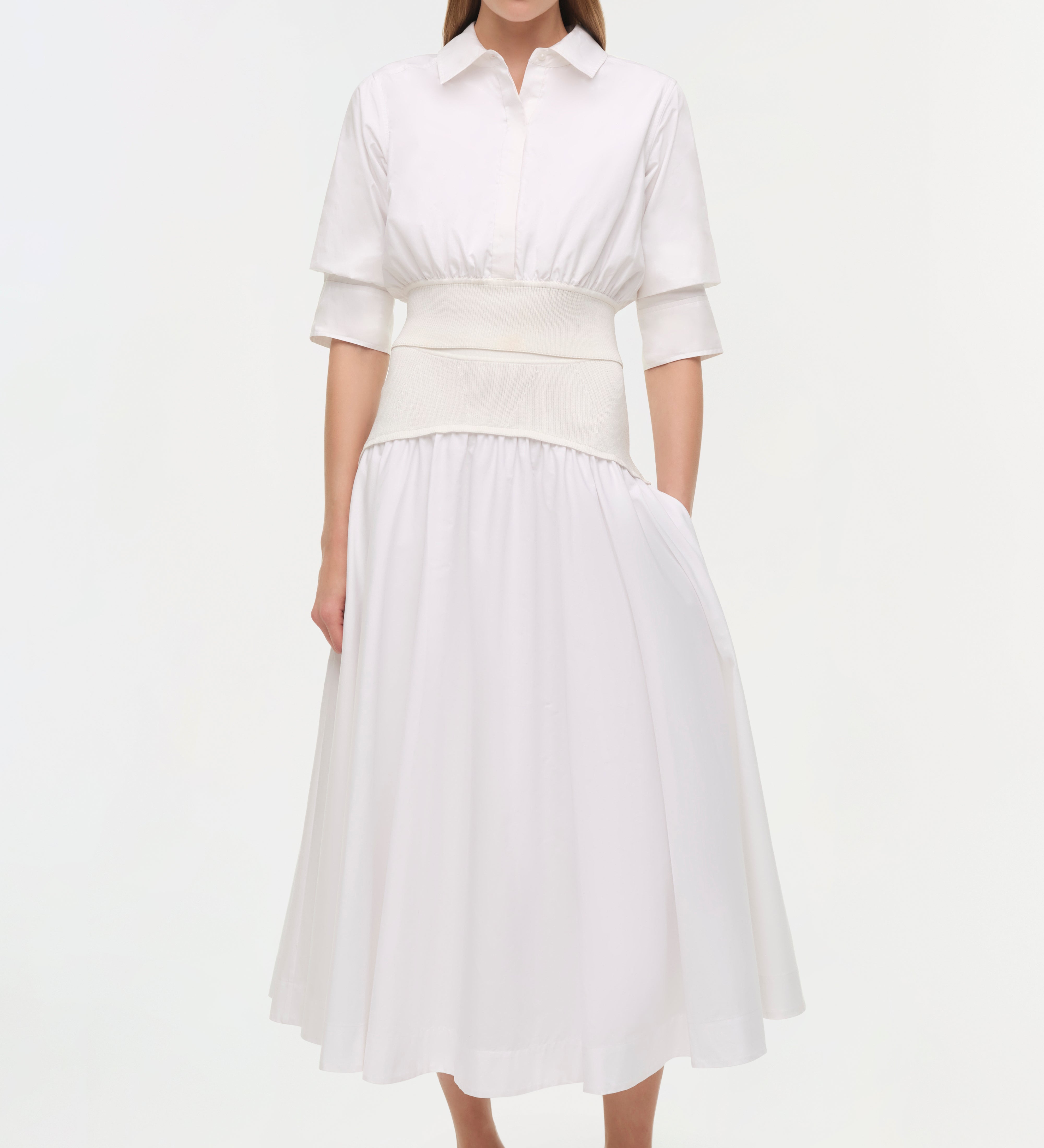 Simkhai - Ovie Knit Cotton Midi Skirt