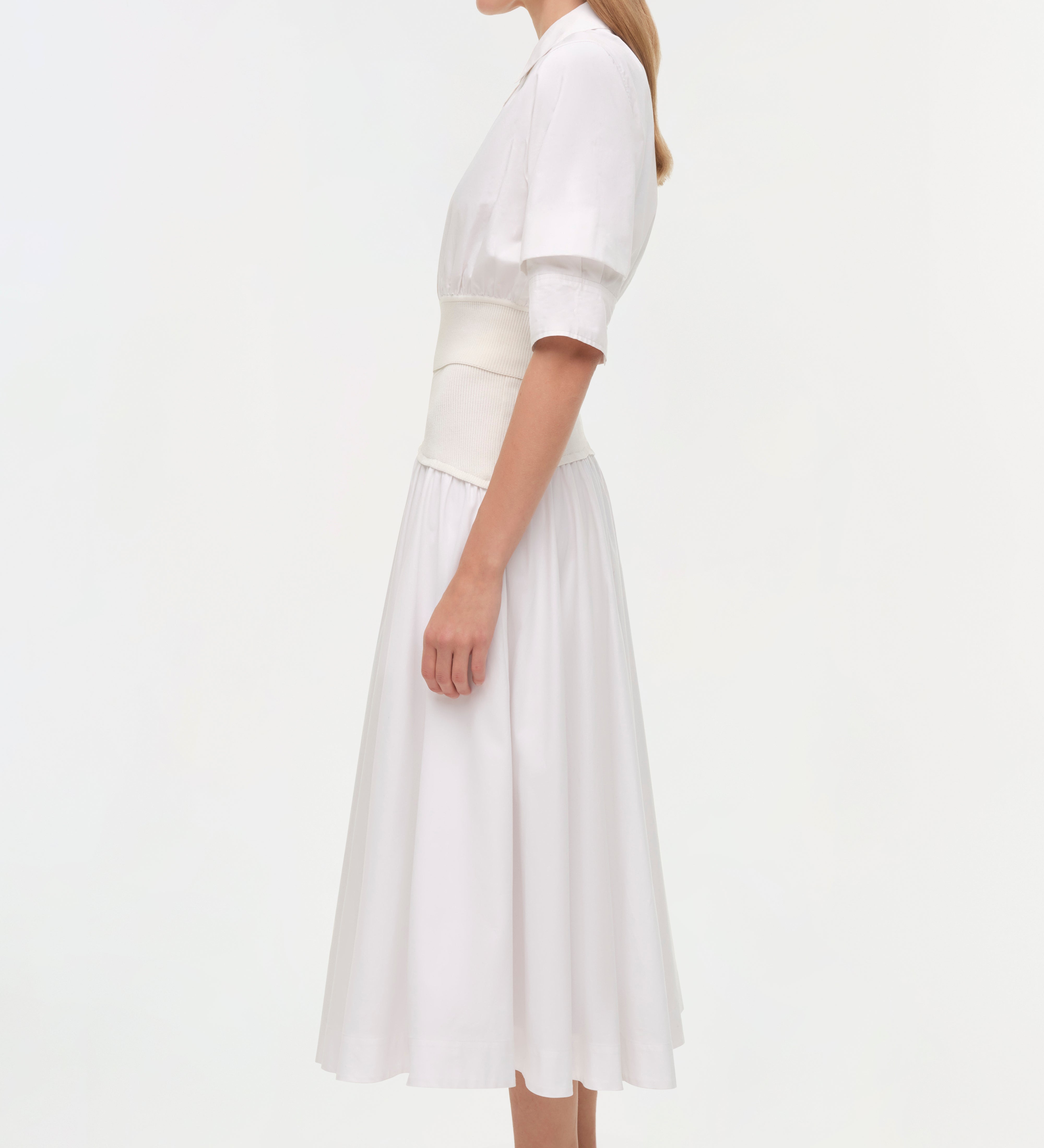 Simkhai - Ovie Knit Cotton Midi Skirt