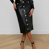 L'AGENCE - Milann Vegan Leather Skirt
