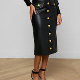 L'AGENCE - Milann Vegan Leather Skirt
