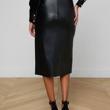 L'AGENCE - Milann Vegan Leather Skirt