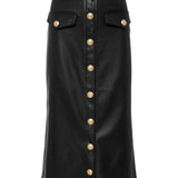 L'AGENCE - Milann Vegan Leather Skirt