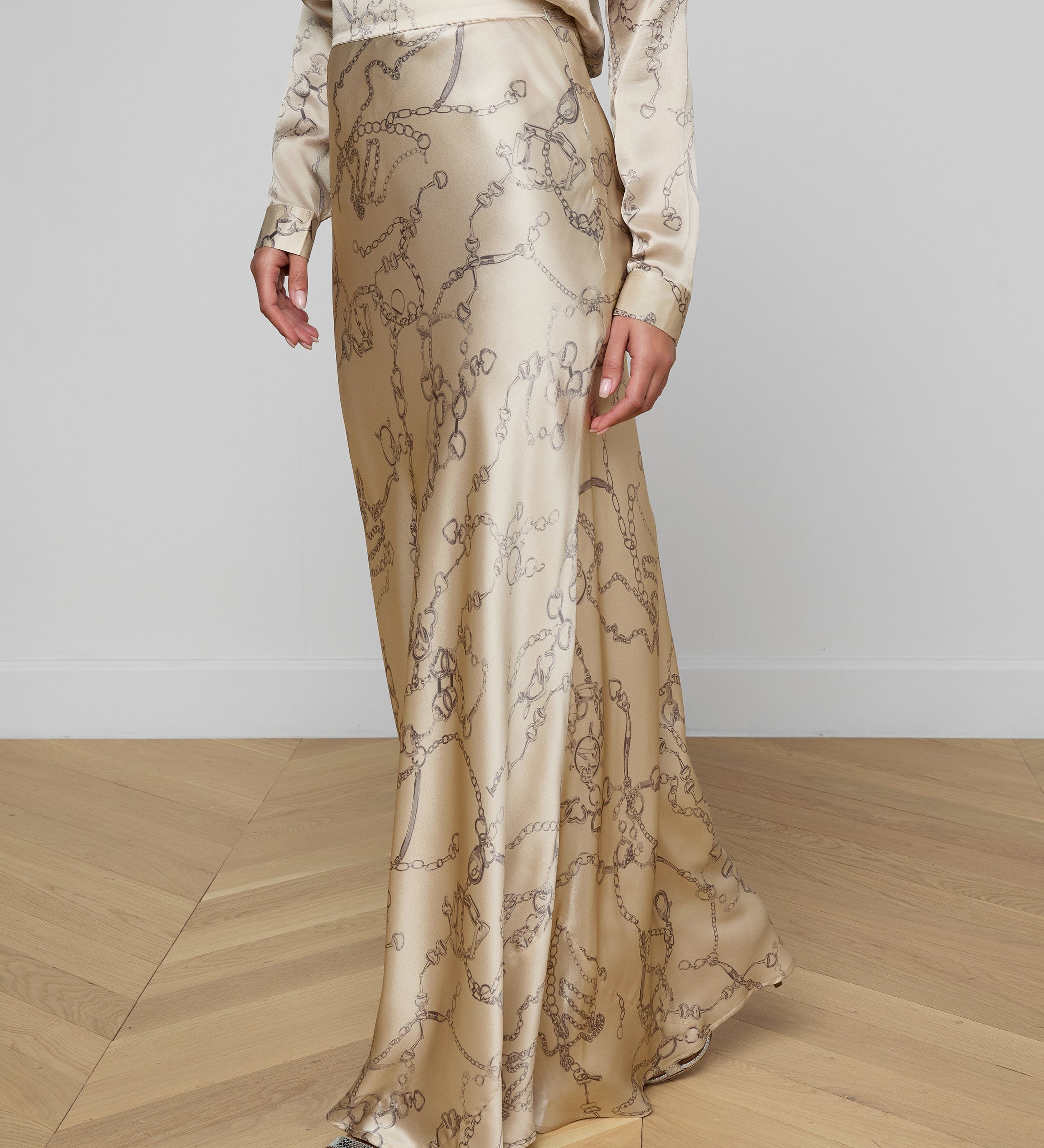 L'AGENCE - Ryker Silk Maxi Skirt