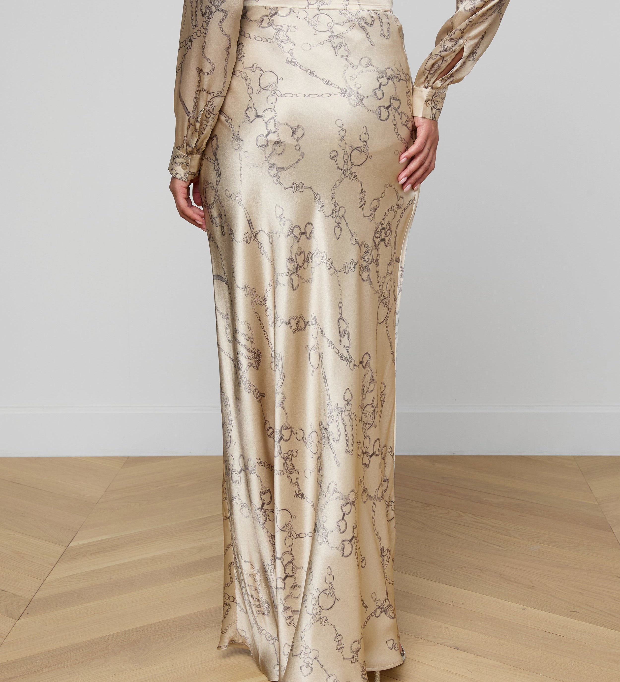 L'AGENCE - Ryker Silk Maxi Skirt