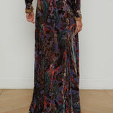 L'AGENCE - Luca Velvet Maxi Skirt