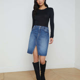 L'AGENCE - Tylee Denim Skirt