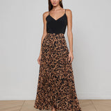 L'AGENCE - Torin Pleated Maxi Skirt