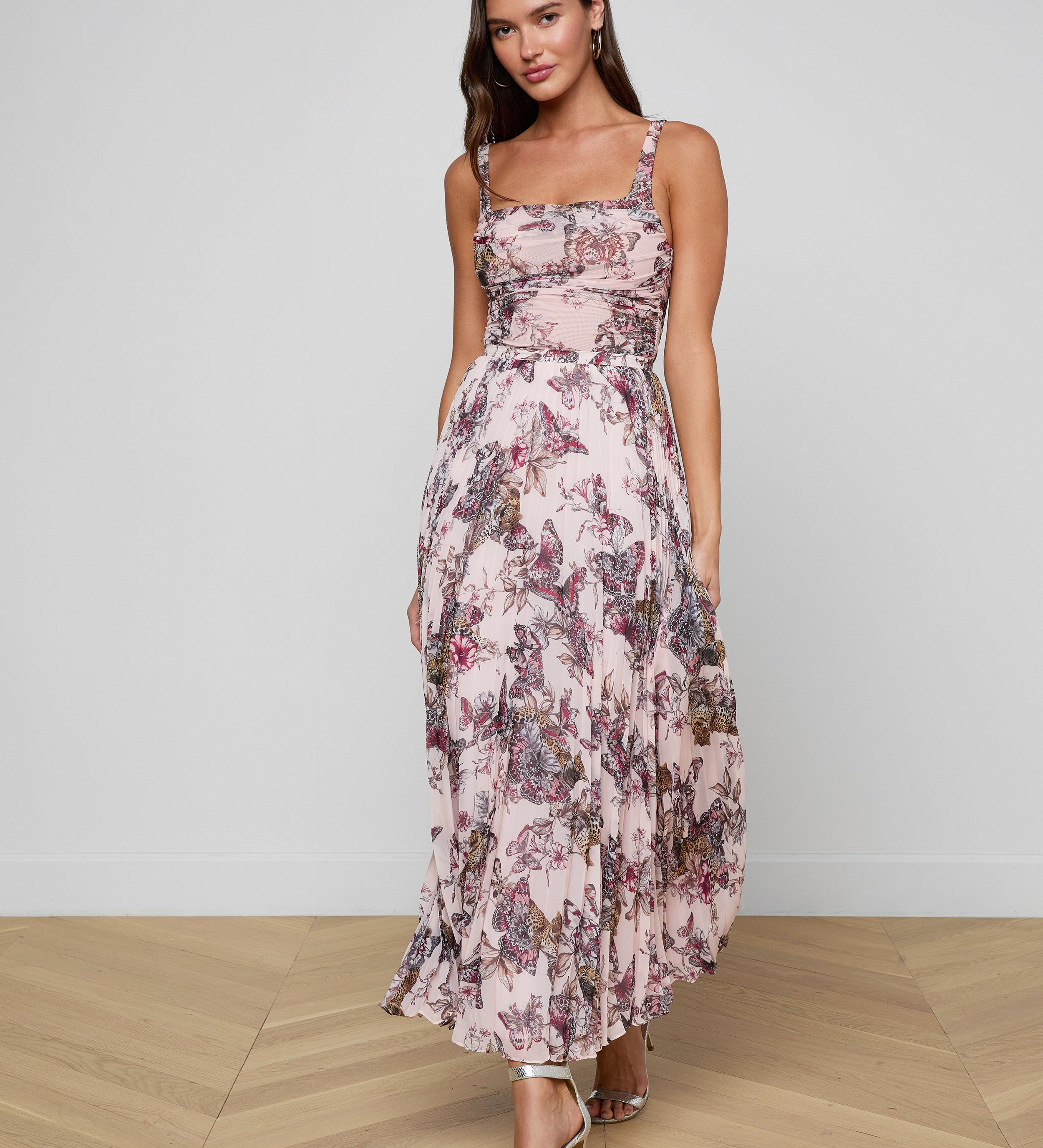 L'AGENCE - Torin Pleated Maxi Skirt