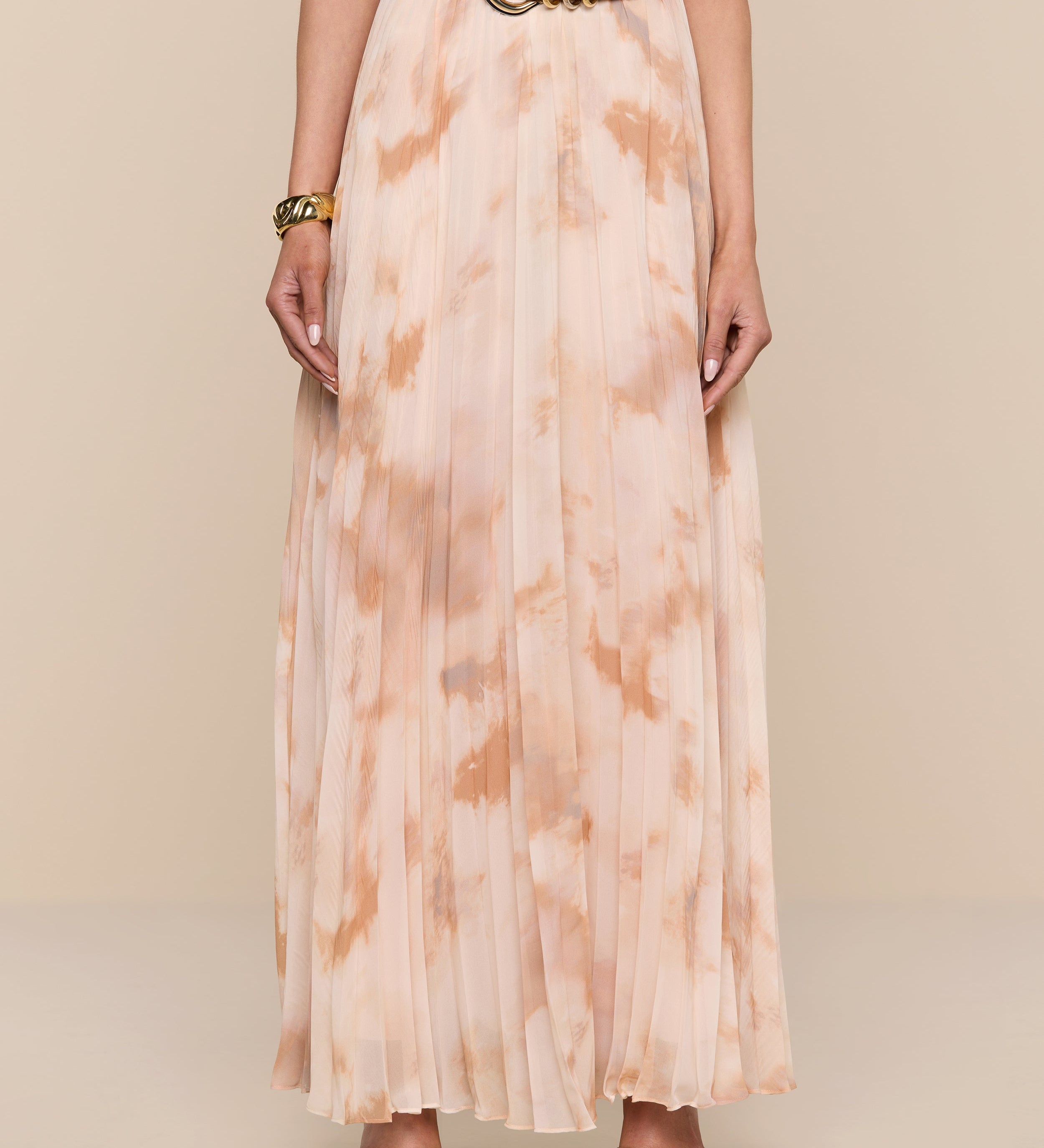 L'AGENCE - Torin Pleated Maxi Skirt